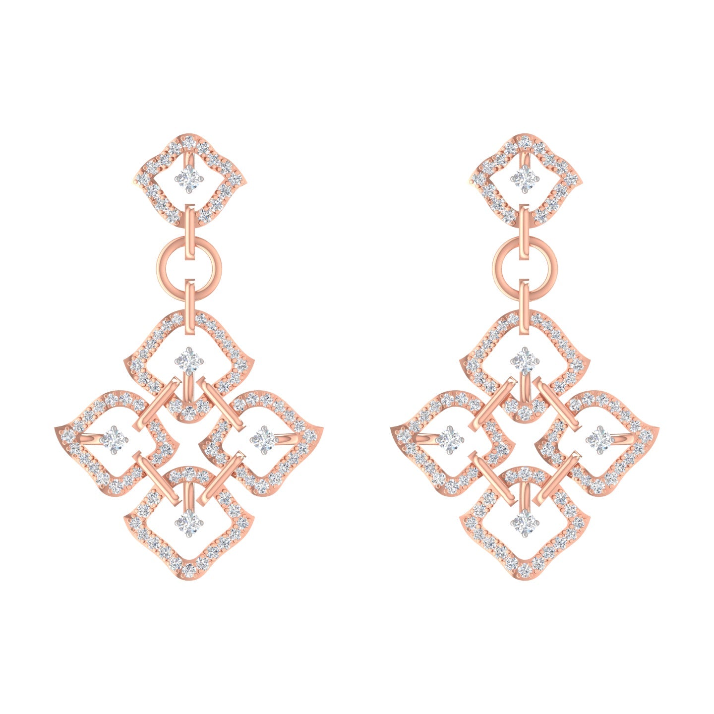 Malin Diamond Dangler Earrings