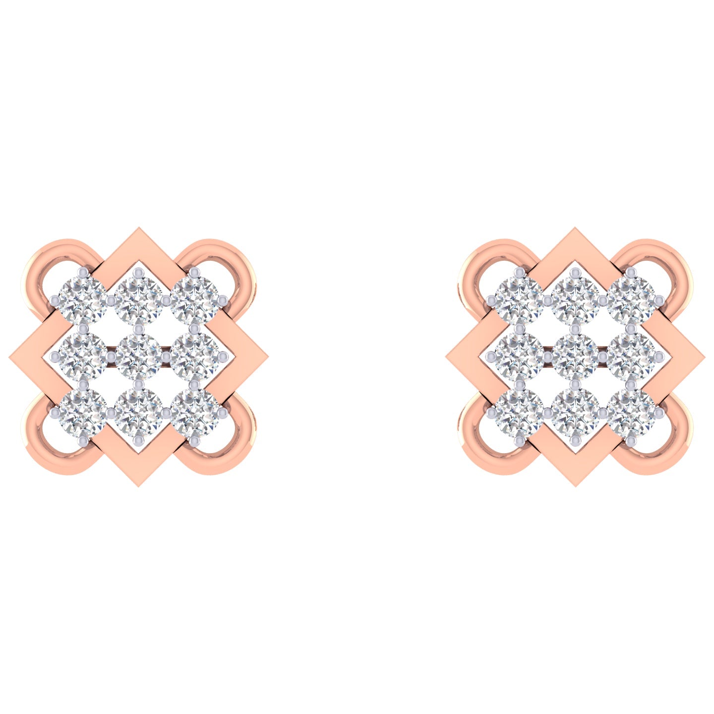 Bianca Diamond Stud Earrings