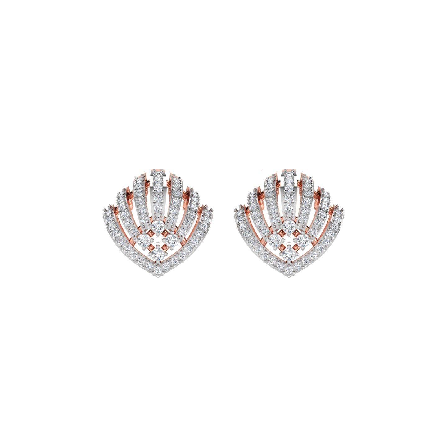 Sergia Diamond Stud Earrings
