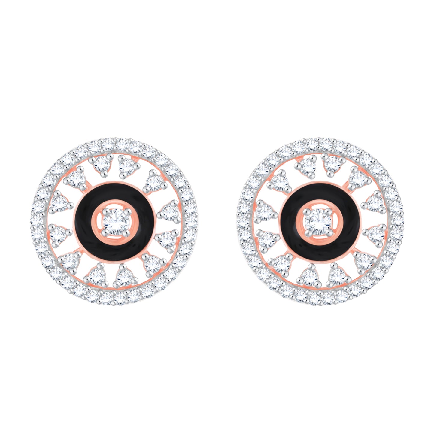 Diamond Earring for her in Rose Gold DER23863