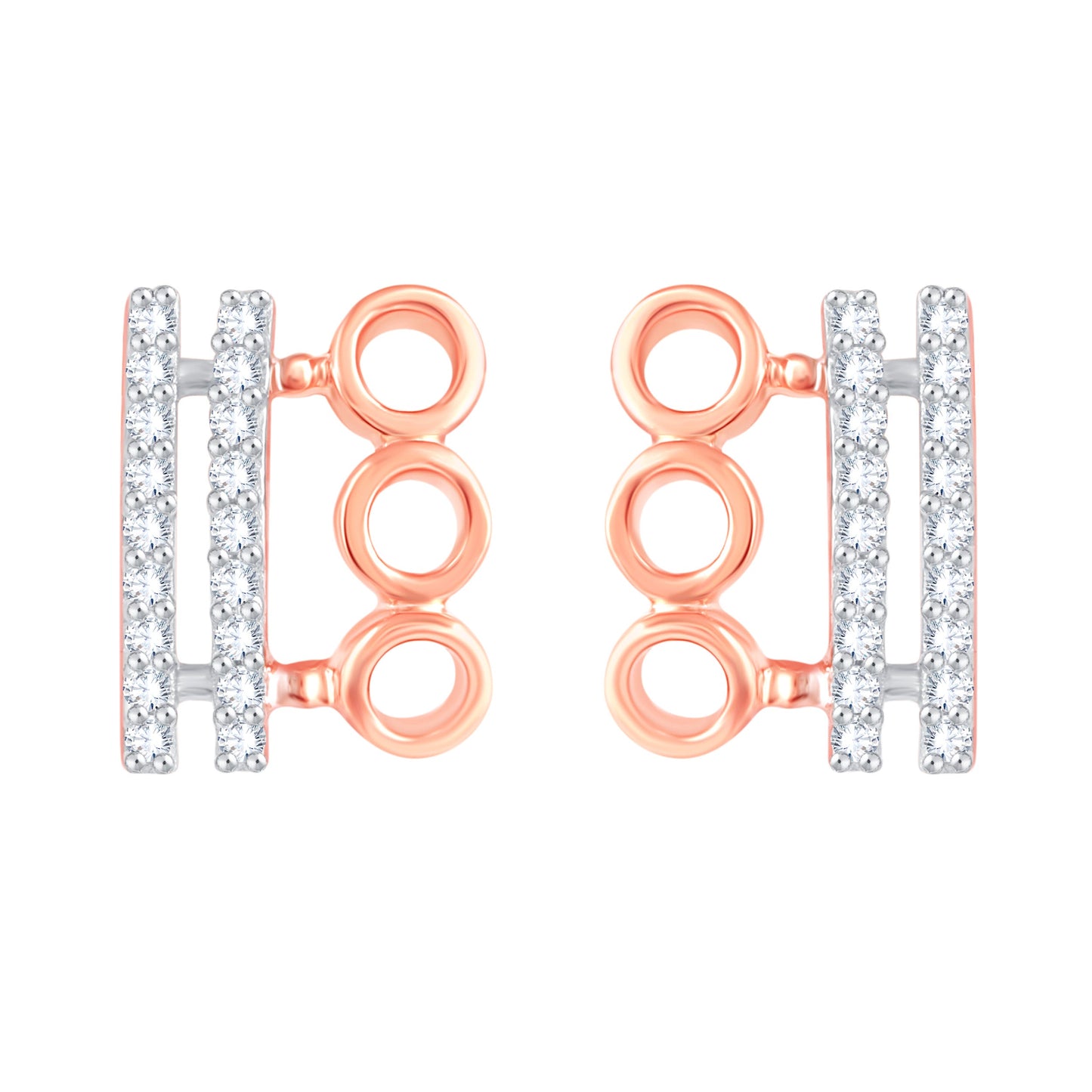 Diamond Earring for her in Rose Gold DER23918