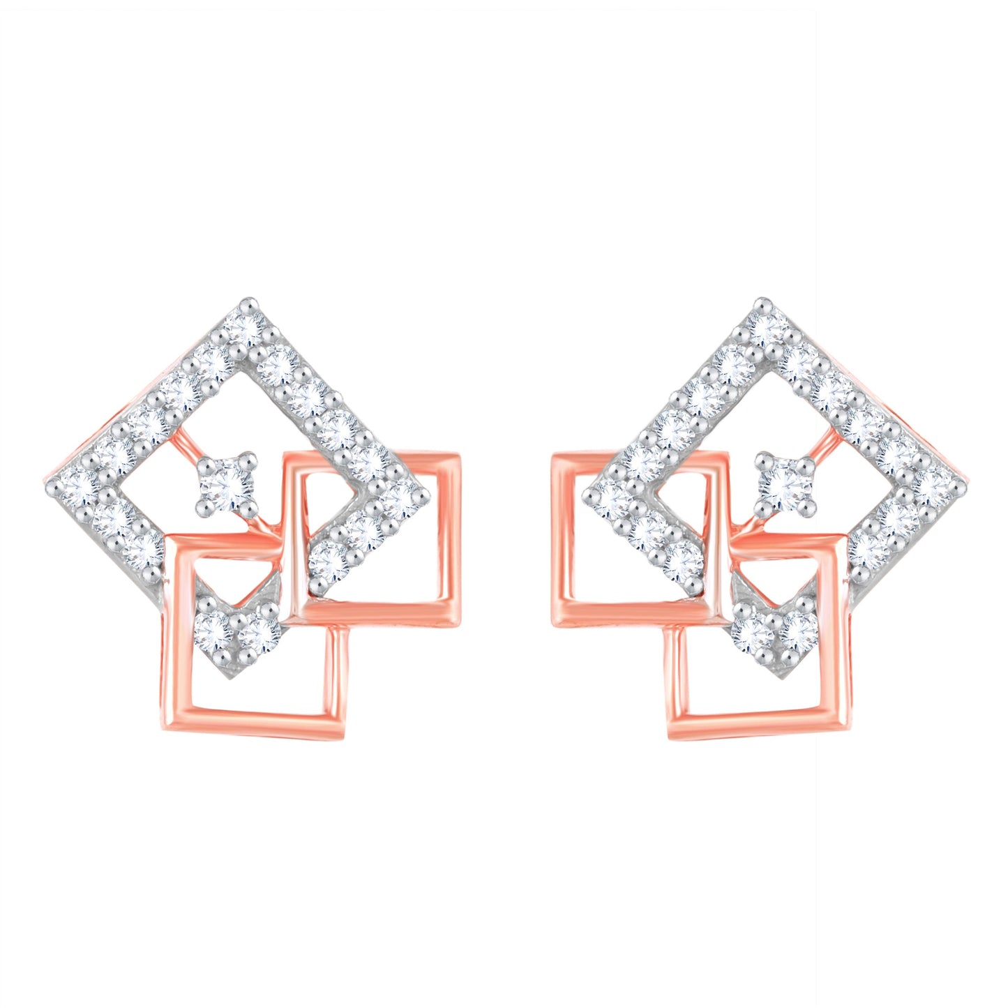Diamond Pendant for her in Rose Gold DPE23038