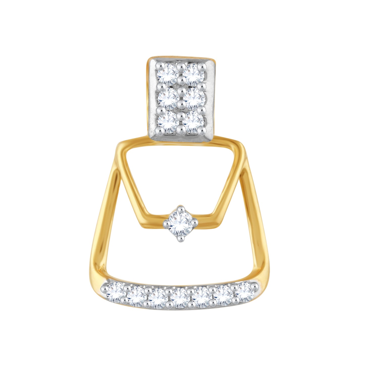 Diamond Pendant for her in Yellow Gold DPS23004