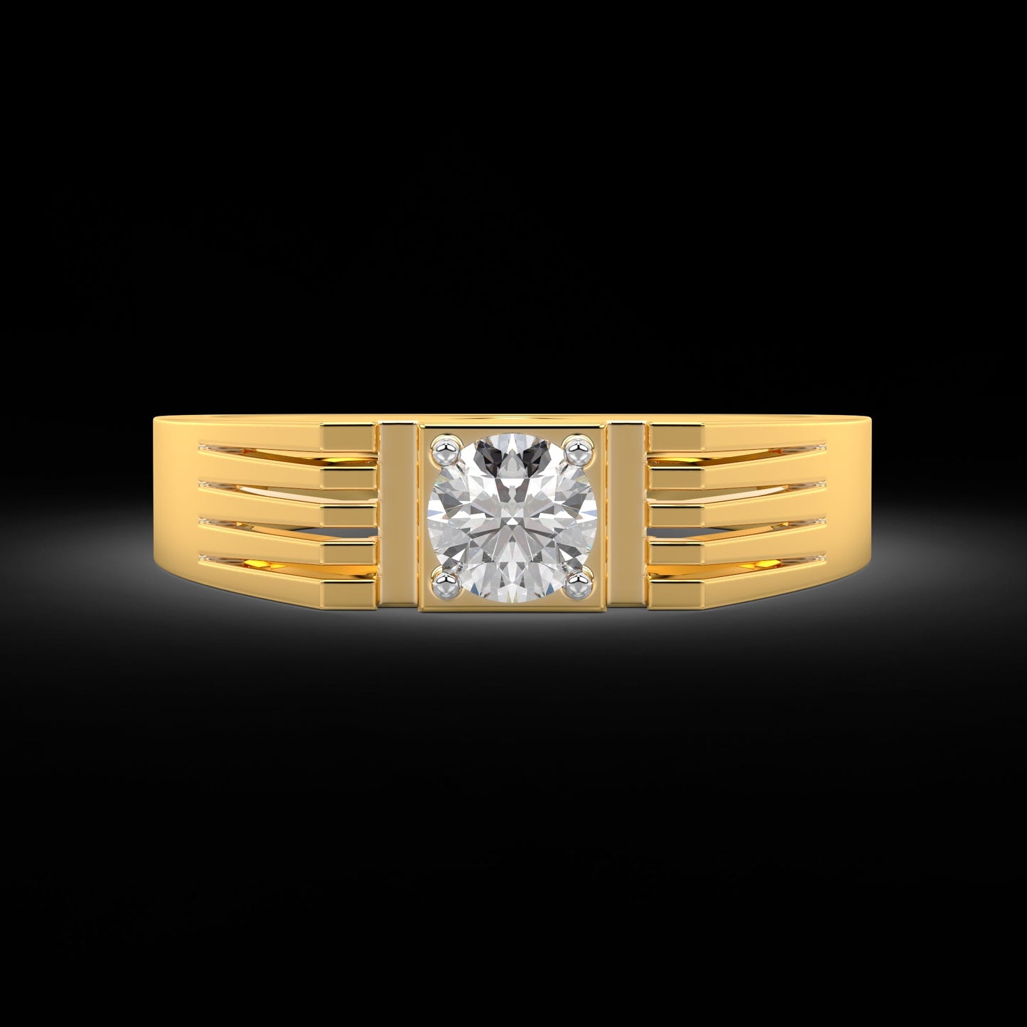 Diamond Ring for her in Yellow Gold DRG22579