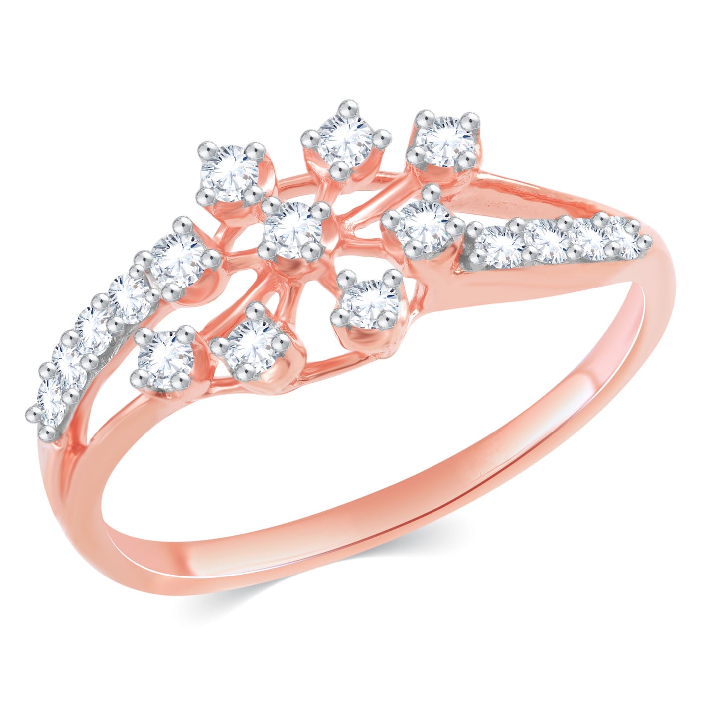 Diamond Ring for her in Rose Gold DRG23599