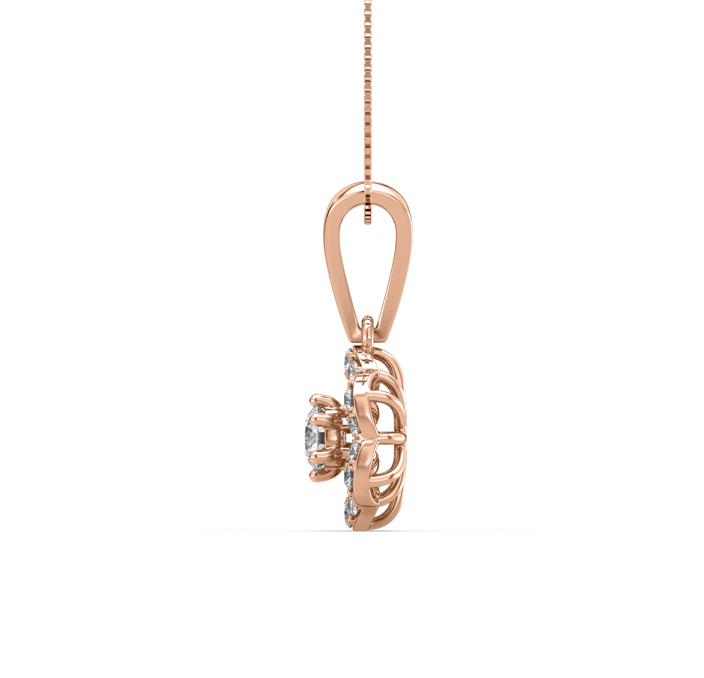 Jenny Floral Diamond Pendant