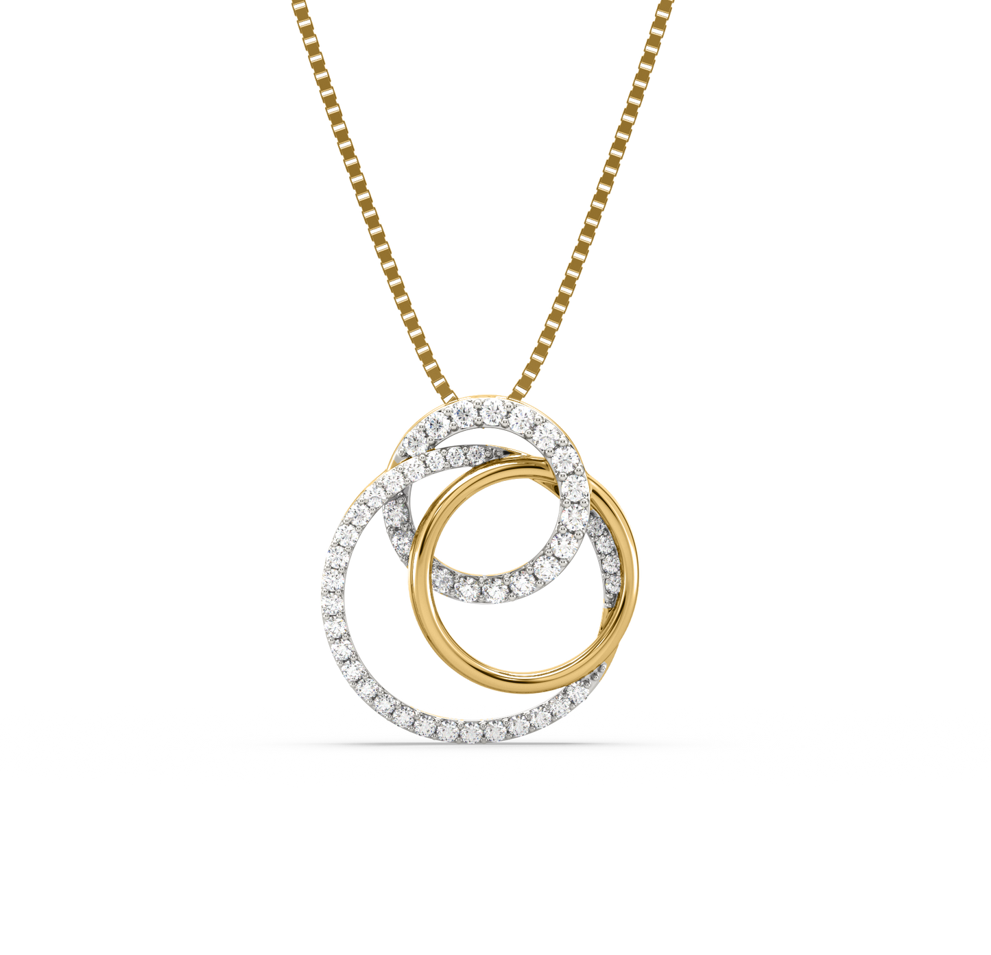 Brityn 3 Rounds Diamond Pendant