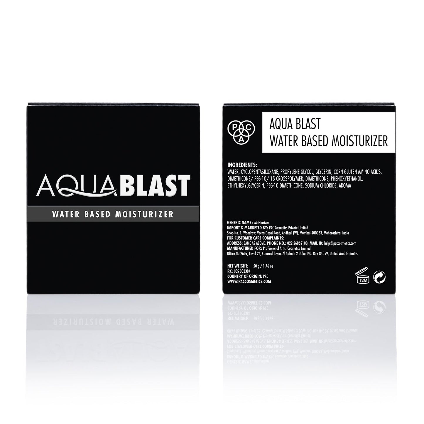 PAC Cosmetics Aqua Blast Water Based Moisturizer #Size_50 gm