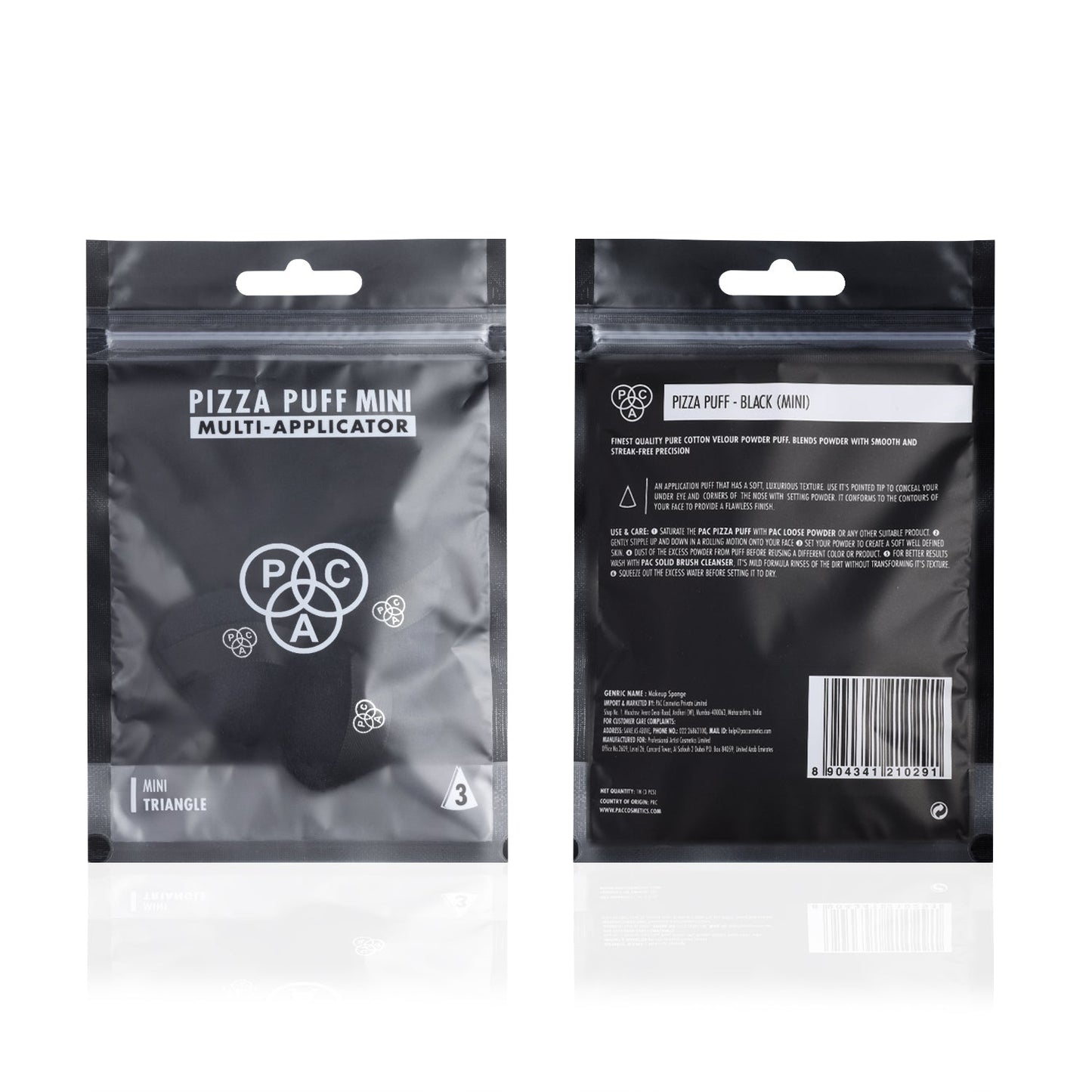 PAC Cosmetics Pizza Puff (Mini) (3 Pc)