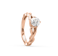 Vanessa Intertwined Solitaire Ring