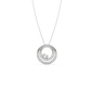 Elba 2 Line Oval Diamond Pendant