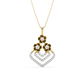Errol Flower Diamond Pendant