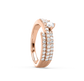 Ishta 3 Line Diamond ring