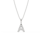 A Alphabet Diamond Pendant
