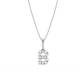 B Alphabet Diamond Pendant