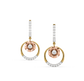 Electra Flower Diamond Danglers