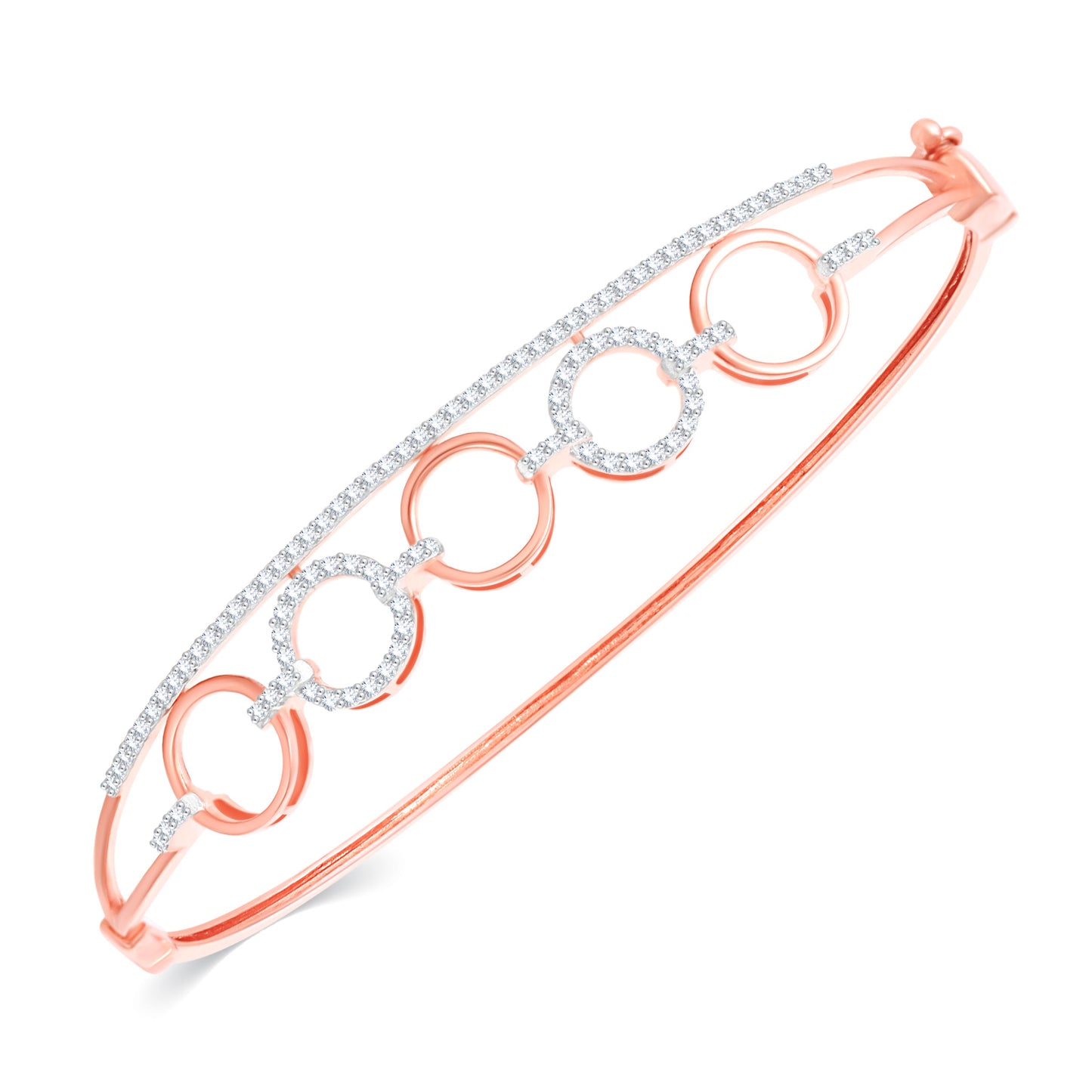 Diamond Bracelet for her in Rose Gold DBF22074