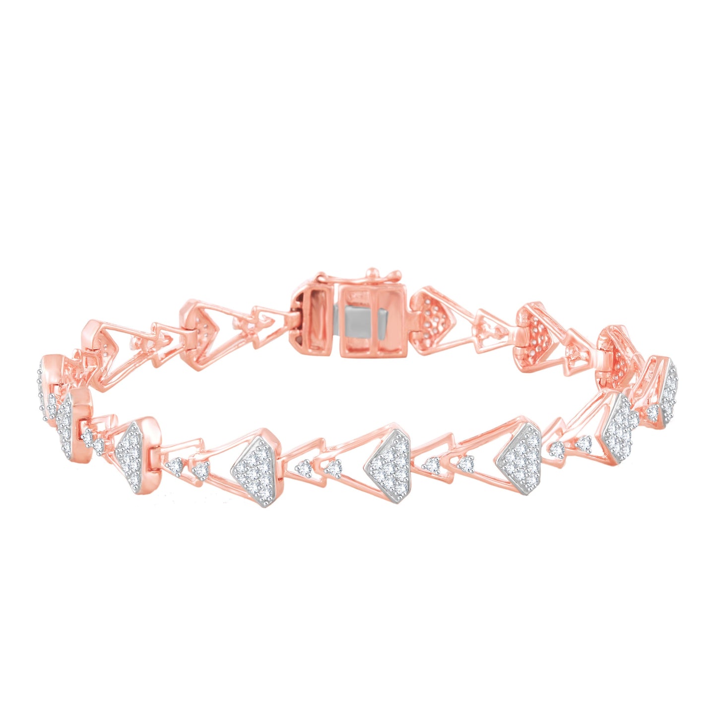 Diamond Bracelet for her in Rose Gold DBF22097