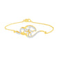 Diamond Bracelet for her in Yellow Gold - DBR22029-6