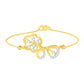 Diamond Bracelet for her in Yellow Gold - DBR22030-7