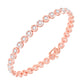 Diamond Ladies Bracelet for her in Rose Gold DBR22038