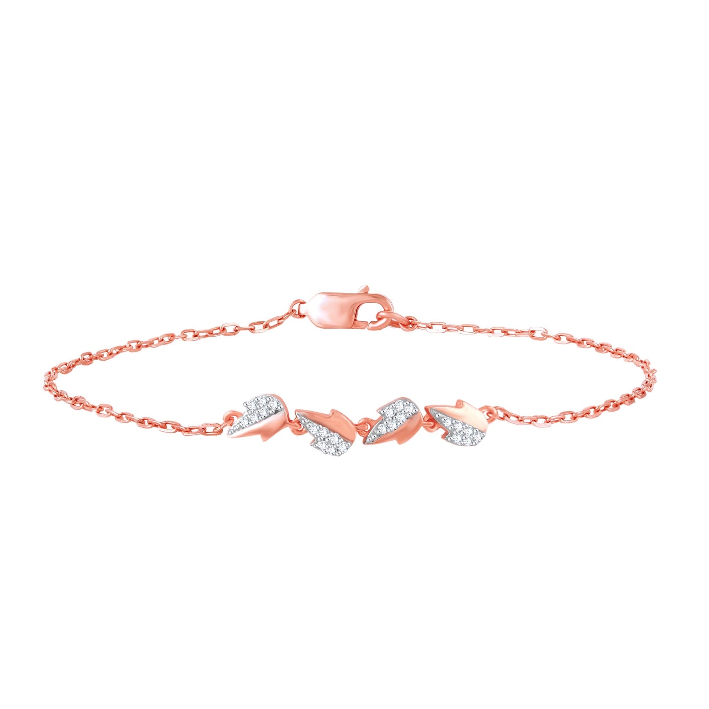 Diamond Ladies Bracelet for her in Rose Gold DBR22056
