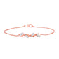 Diamond Ladies Bracelet for her in Rose Gold DBR22056