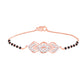 Diamond Mangalsutra Bracelet for her in Rose Gold DBR22069