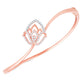 Diamond Ladies Bracelet for her in Rose Gold DBR23023