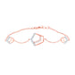 Diamond Ladies Bracelet for her in Rose Gold DBR23028
