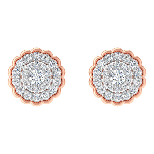 Judi Floral Diamond Earrings