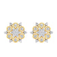 Sissel Round Diamond Earrings