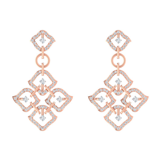 Malin Diamond Dangler Earrings