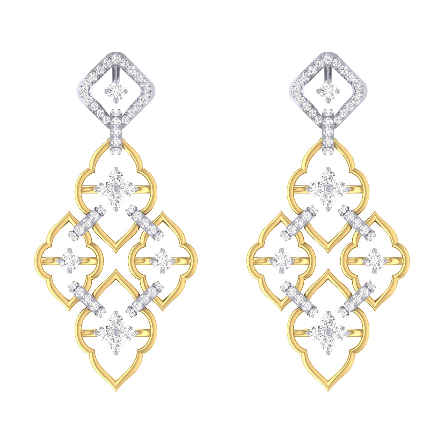 Hazel  Diamond Dangler Earrings