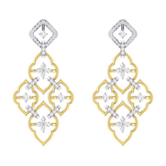 Hazel  Diamond Dangler Earrings