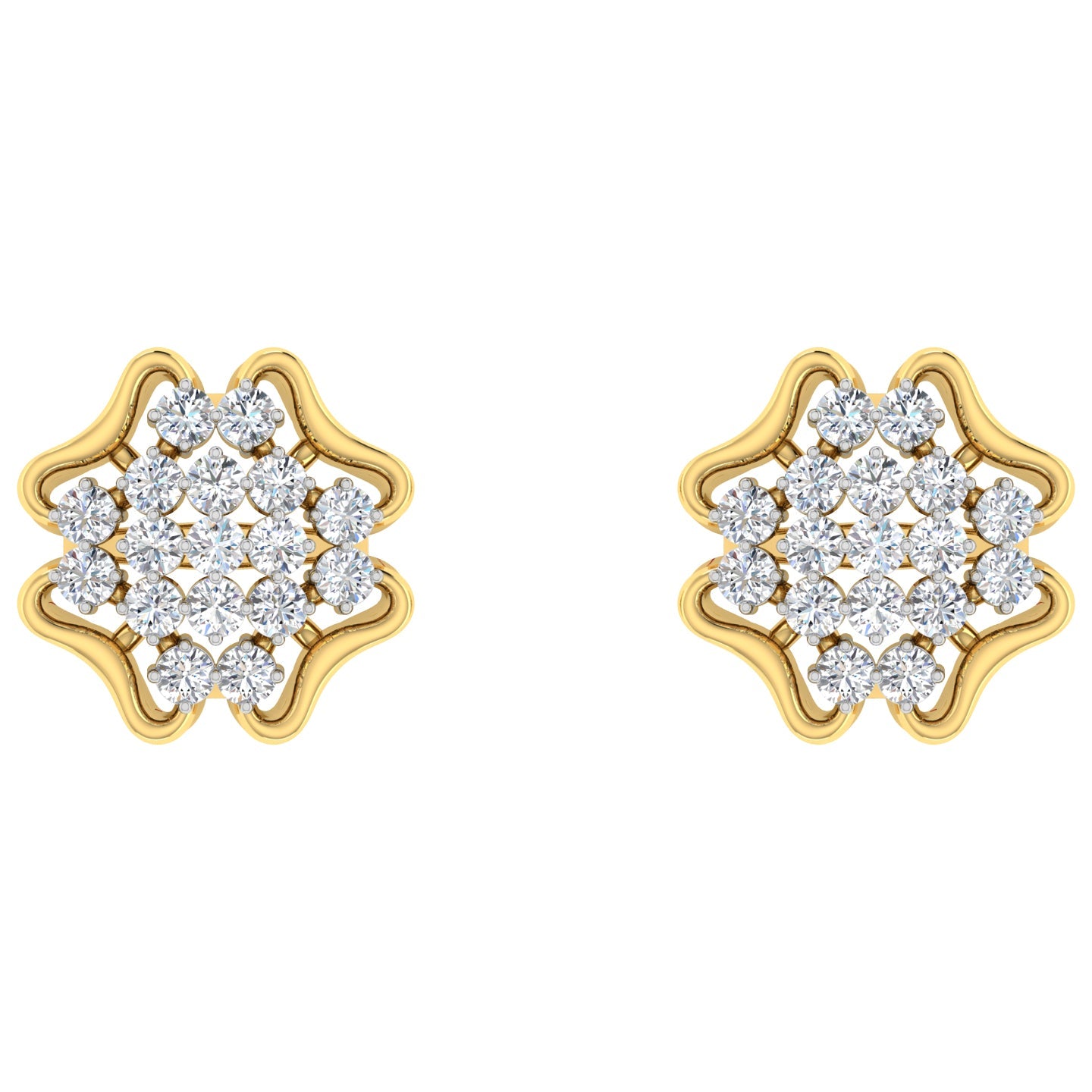 Bonita Diamond Stud Earrings