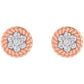 Irine Round Diamond Studs
