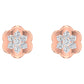 Althaia Flower Diamond Stud Earrings