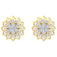 Monique Flower Diamond Earrings