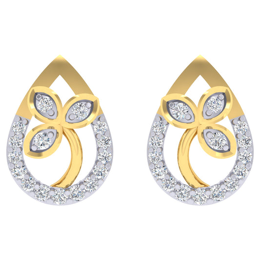Greata Diamond Stud Earrings