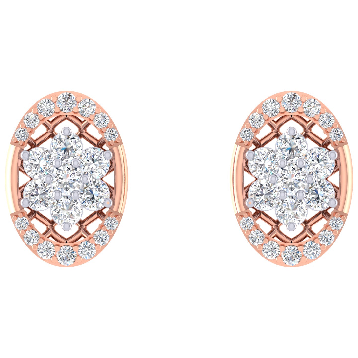 Genevieve Diamond Stud Earrings