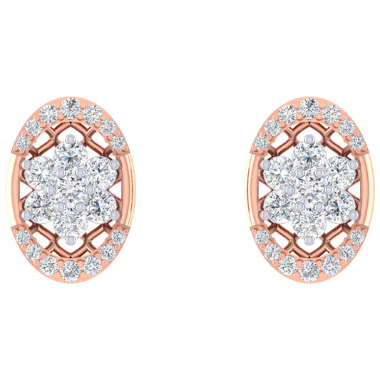 Genevieve Diamond Stud Earrings