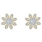 Chole Flower Diamond Stud Earrings