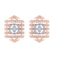 Melania Diamond Stud Earrings