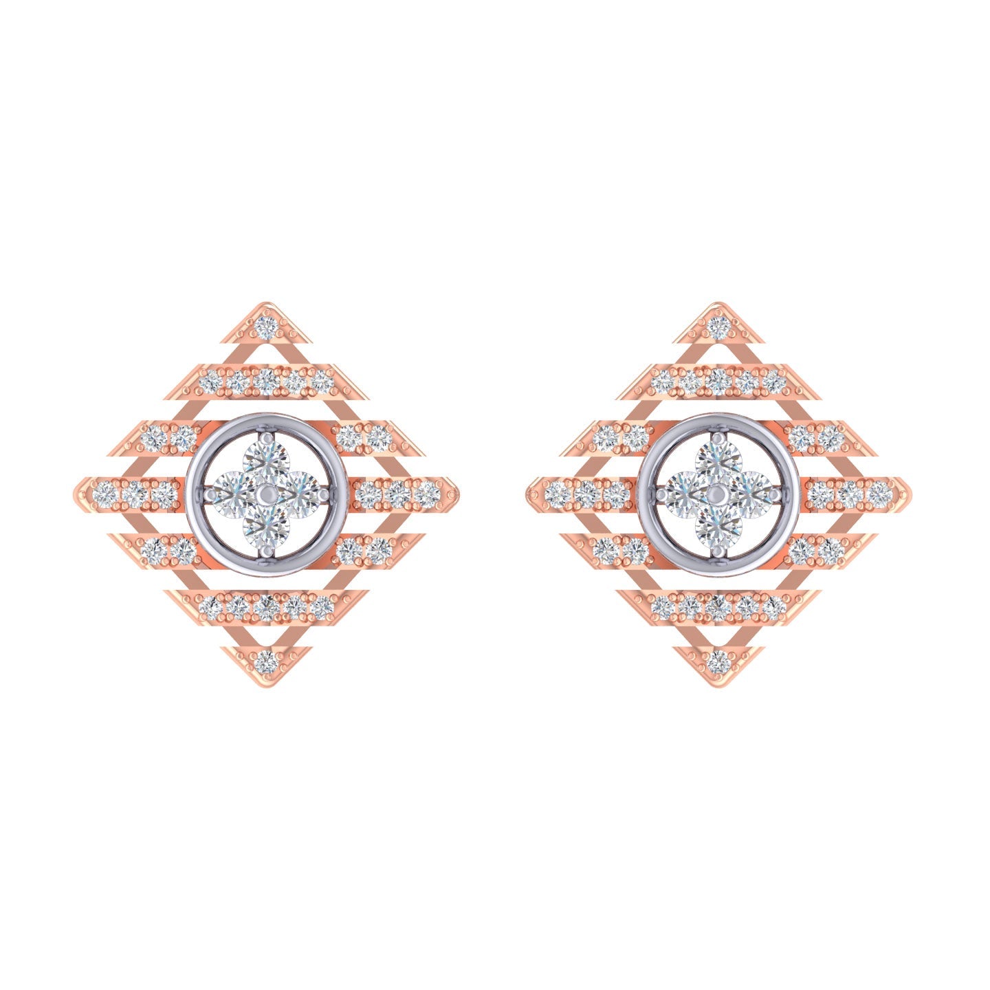 Davina Diamond Stud Earrings