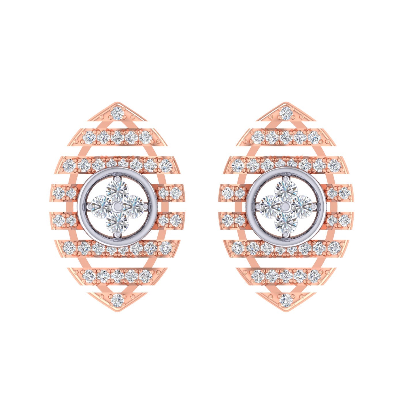 Keri Diamond Stud Earrings
