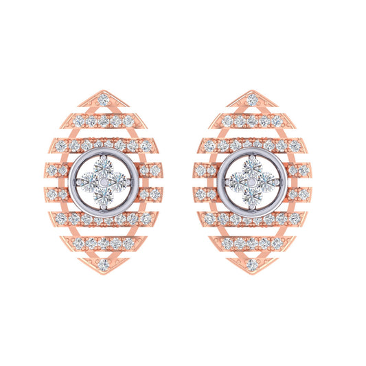 Keri Diamond Stud Earrings