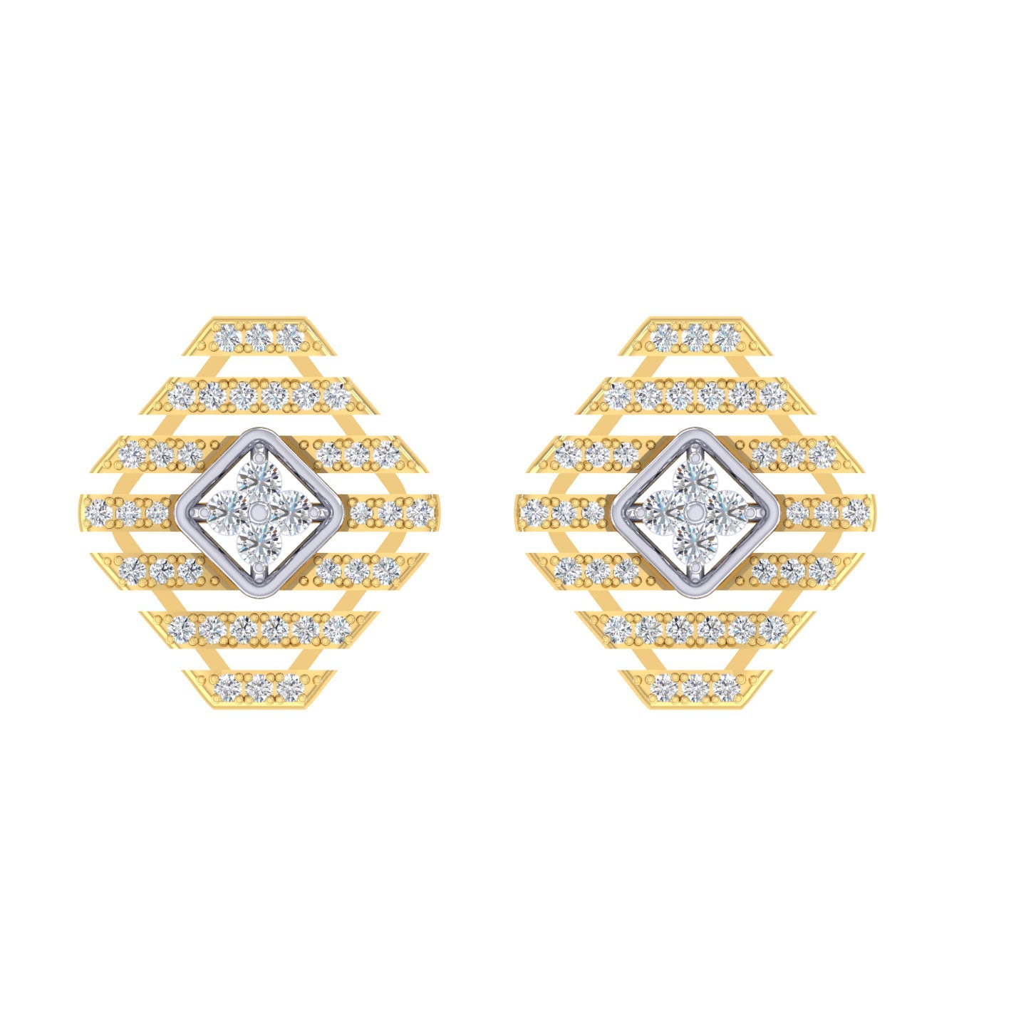 Anges Diamond Stud Earrings