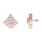 Lizzie Diamond Stud Earrings