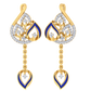 Cinka Feather Diamond Earrings